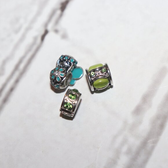 Panda style bead lot Fairy girl and greens bead charm - Picture 3 of 4